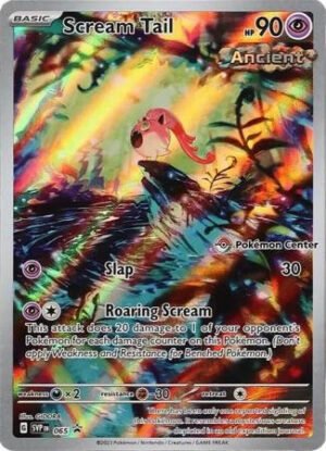 Scarlet & Violet Promo SVP065 Scream Tail (Pokemon Center Stamp)
