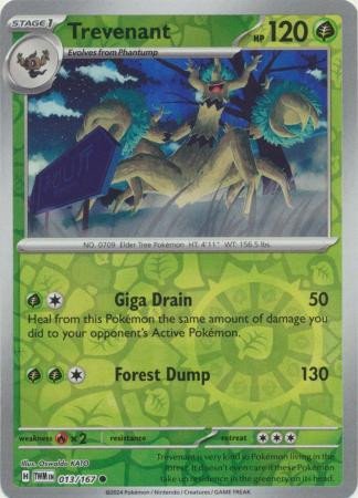 SV Twilight Masquerade 013/167 Trevenant (Reverse Holo)