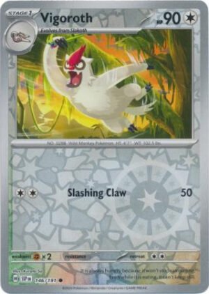 SV Surging Sparks 146/191 Vigoroth (Reverse Holo)