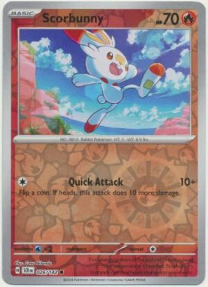 SV Stellar Crown 026/142 Scorbunny (Reverse Holo)
