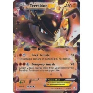 Dragons Exalted 71/124 Terrakion EX (Half Art)