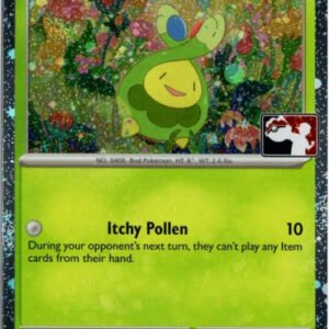 SV Prismatic Evolutions 004/131 Budew (Prize Pack League Promo Cosmo Holo)