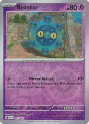 SV Temporal Forces 068/162 Bronzor (Reverse Holo)