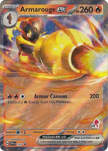 Scarlet & Violet Promo SVP105 Armarouge ex (Armarouge Symbol 60)