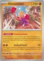 Scarlet & Violet 151 107/165 Hitmonchan