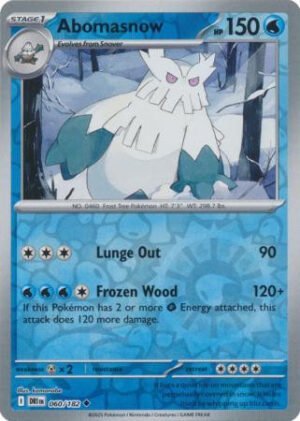 SV Destined Rivals 060/182 Abomasnow (Reverse Holo)