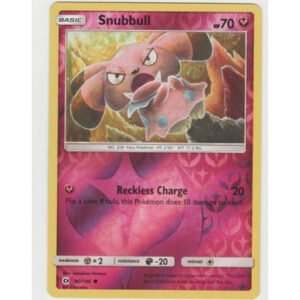 Sun and Moon (Base Set) 90/149 Snubbull (Reverse Holo)