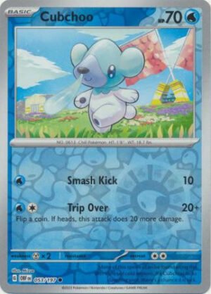 SV Obsidian Flames 053/197 Cubchoo (Reverse Holo)