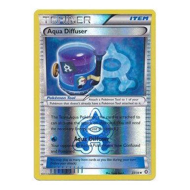 XY Double Crisis 23/34 Aqua Diffuser (Reverse Holo)