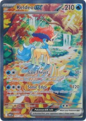 SV White Flare 167/086 Keldeo ex (Special Illustration Rare Full Art)