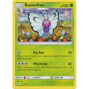 Sun and Moon (Base Set) 3/149 Butterfree