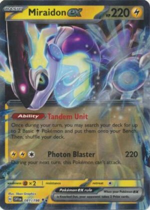 Scarlet & Violet (Base Set) 081/198 Miraidon ex (Half Art)