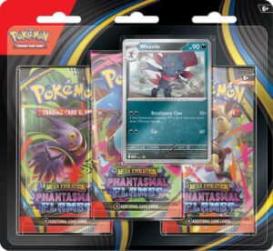 ME Phantasmal Flames 3 Pack Blister Weavile