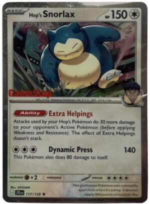 SV Journey Together 117/159 Hop's Snorlax (Gamestop Stamp)