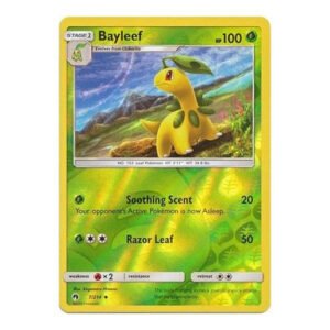 SM Lost Thunder 7/214 Bayleef (Reverse Holo)