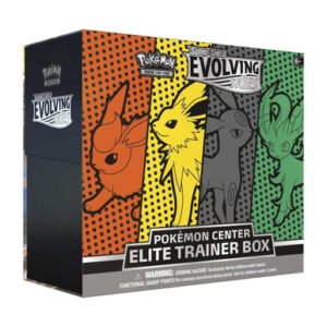 SWSH Evolving Skies Elite Trainer Box - Leafeon, Umbreon, Jolteon, Flareon POKEMON CENTER