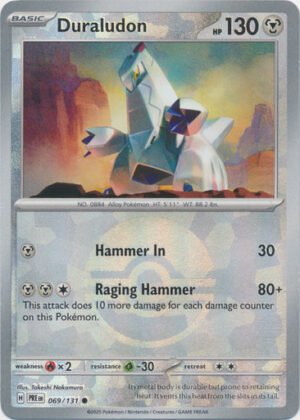 SV Prismatic Evolutions 069/131 Duraludon (POKE BALL Pattern Holo)