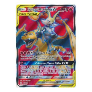 SM Cosmic Eclipse 212/236 Charizard & Braixen GX (Tag Team Full Art)