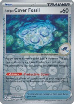 SV Black Bolt 080/086 Ancient Cover Fossil (Reverse Holo)