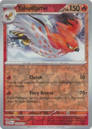SV Paldea Evolved 030/193 Talonflame (Reverse Holo)