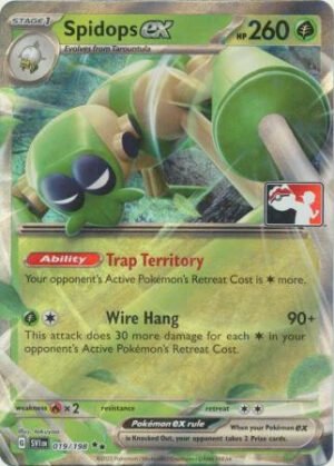 Scarlet & Violet (Base Set) 019/198 Spidops ex (Prize Pack League Promo)