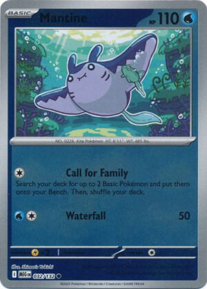 Mega Evolution 032/132 Mantine (Reverse Holo)