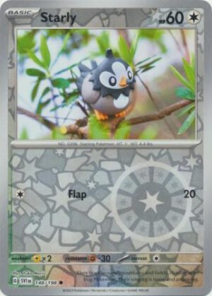 Scarlet & Violet (Base Set) 148/198 Starly (Reverse Holo)