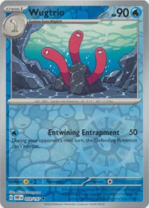 SV Obsidian Flames 059/197 Wugtrio (Reverse Holo)