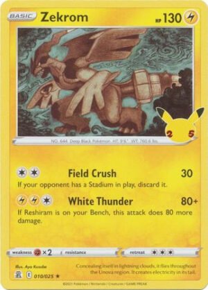 Celebrations 10/25 Zekrom (Holo)