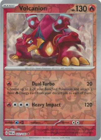 SV Paradox Rift 022/182 Volcanion (Reverse Holo)