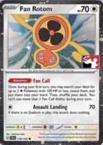 SV Stellar Crown 118/142 Fan Rotom (Prize Pack League Promo Cosmo Holo)