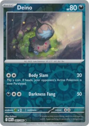 SV White Flare 065/086 Deino (Reverse Holo)