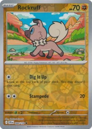 SV Journey Together 084/159 Rockruff (Reverse Holo)