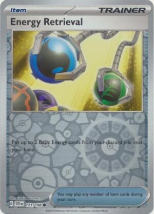 Scarlet & Violet (Base Set) 171/198 Energy Retrieval (Reverse Holo)