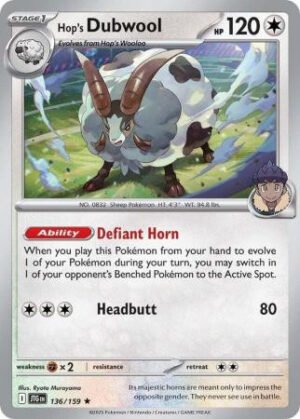 SV Journey Together 136/159 Hop's Dubwool (Holo)