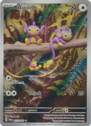 SV Paradox Rift 211/182 Aipom (Illustration Rare)