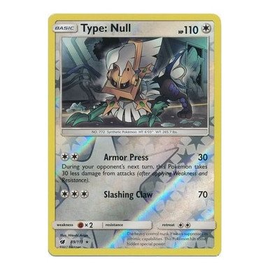 SM Crimson Invasion 089/111 Type: Null (Reverse Holo)