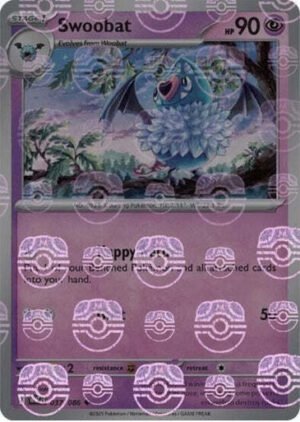 SV White Flare 037/086 Swoobat (MASTER BALL Reverse Holo)