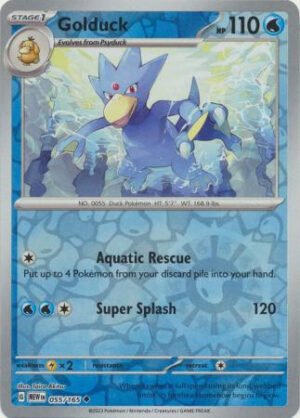 Scarlet & Violet 151 055/165 Golduck (Reverse Holo)