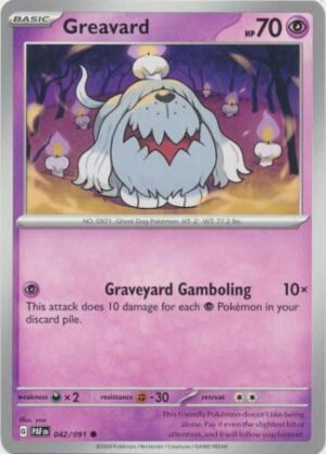 SV Paldean Fates 042/091 Greavard