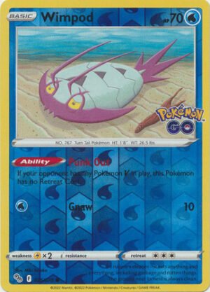 Pokemon GO 025/078 Wimpod (Reverse Holo)