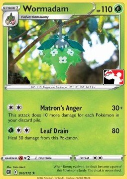 Brilliant Stars 010/172 Wormadam (Prize Pack League Promo Non-Holo)