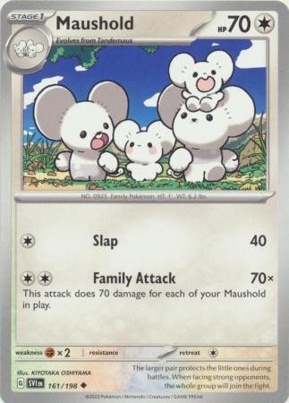 Scarlet & Violet (Base Set) 161/198 Maushold