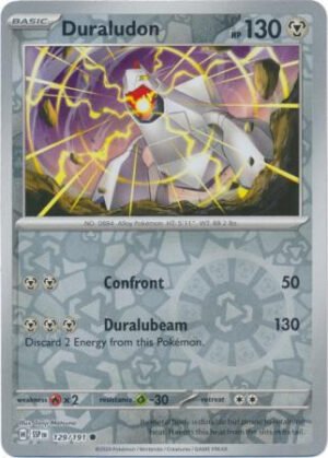 SV Surging Sparks 129/191 Duraludon (Reverse Holo)