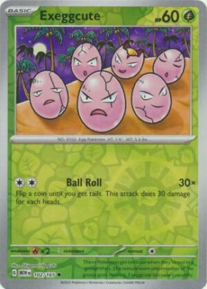 Scarlet & Violet 151 102/165 Exeggcute (Reverse Holo)