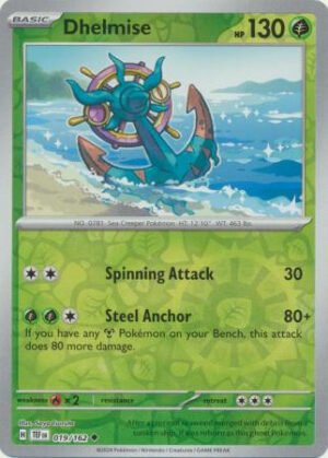 SV Temporal Forces 019/162 Dhelmise (Reverse Holo)