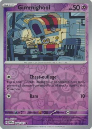SV Paldean Fates 044/091 Gimmighoul (Reverse Holo)