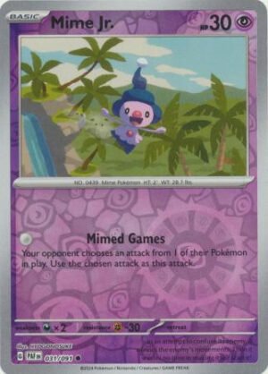 SV Paldean Fates 031/091 Mime Jr. (Reverse Holo)