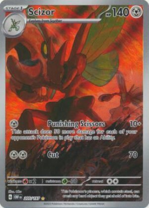 SV Obsidian Flames 205/197 Scizor (Illustration Rare)