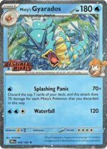 SV Destined Rivals 049/182 Misty's Gyarados (Cosmo Holo Destined Rivals Stamp)